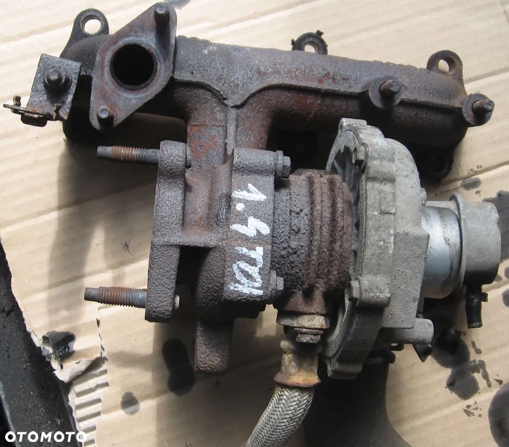 turbo sprężarka POLO FABIA 1.4 TDI volkswagen skoda turbina 3 cylindry traktor - 5
