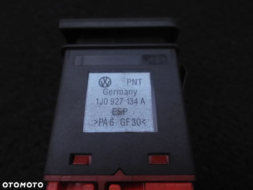 VW GOLF IV BORA PRZEŁĄCZNIKI ZESTAW GRZANIE FOTELI TYLNEJ SZYBY ESP ŚWIATŁA AWARYJNE - 7
