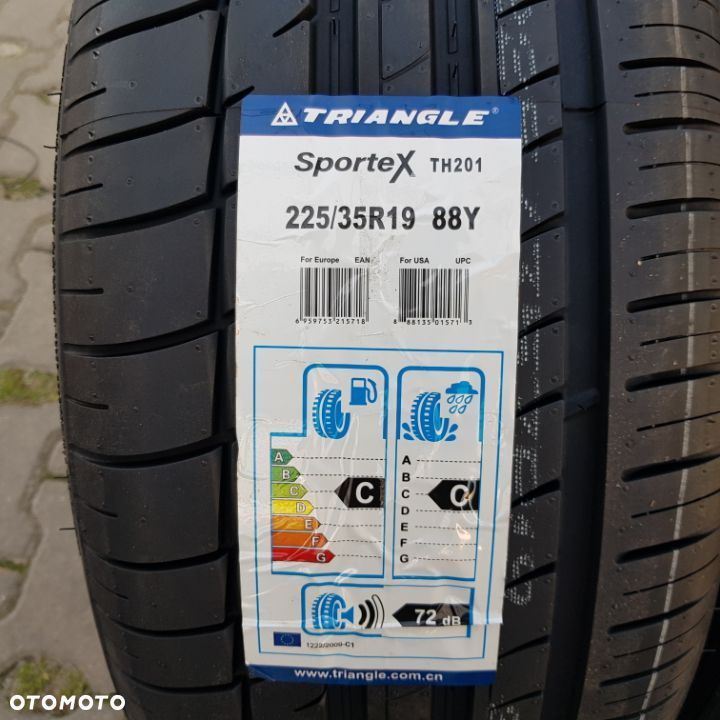 4x 225/35R19 Triangle Sportex TH201 Nowy komplet opon letnich Poznań - 2