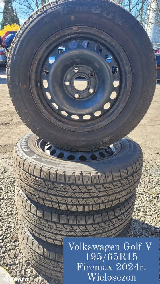 Felgi stalowe z oponami 195/65R15 Golf V - 1