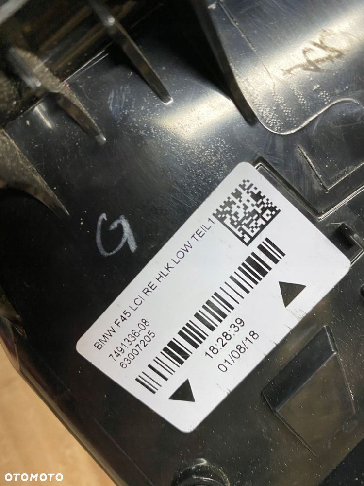 LAMPY TYŁ RH BMW F48 X1 7491336 7461478 EU - 7