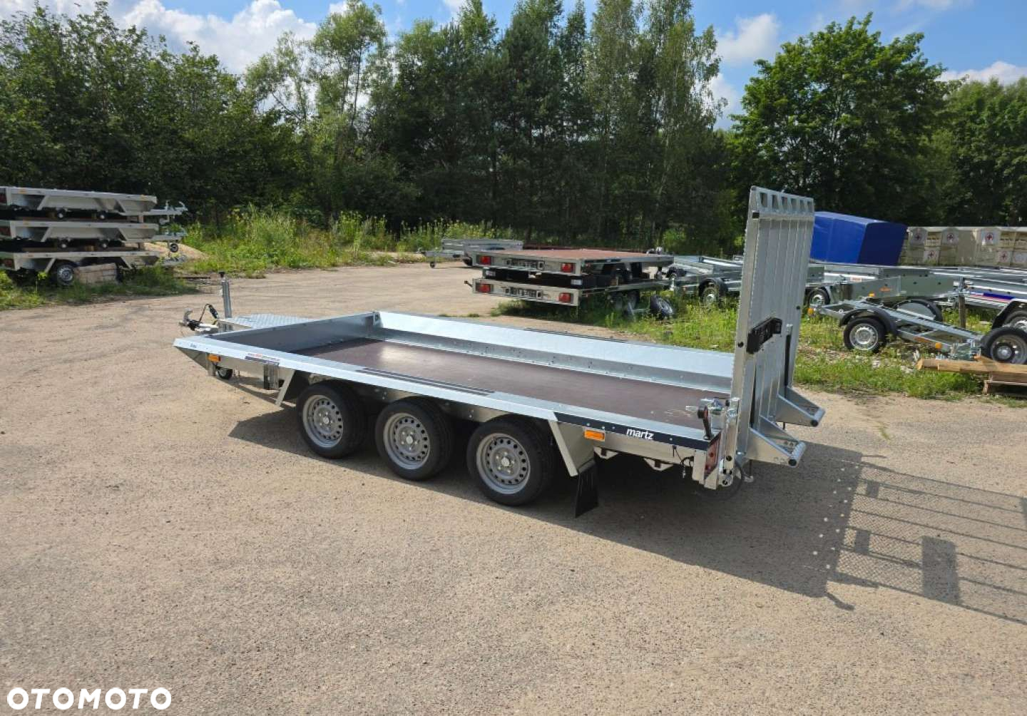Martz Przyczepa do przewozu minikoparki Martz Bau 3 3500 kg 400 x 183 cm - 5