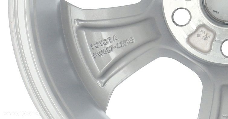 4x Felgi Flegi OE m.in. do TOYOTA 17 Auris Avensis Camry Corolla C-HR RAV4 Yaris Cross Prius SUZUKI - 9