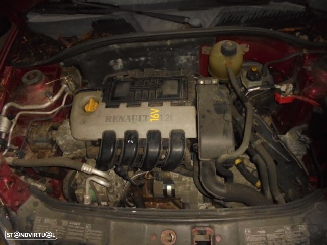 Carro MOT: D4F706  D4F712  D4F 714 D4F722 CXVEL: JB1513 RENAULT CLIO 2 2002 1.2 75CV 3P VERMELHO GASOLINA - 7