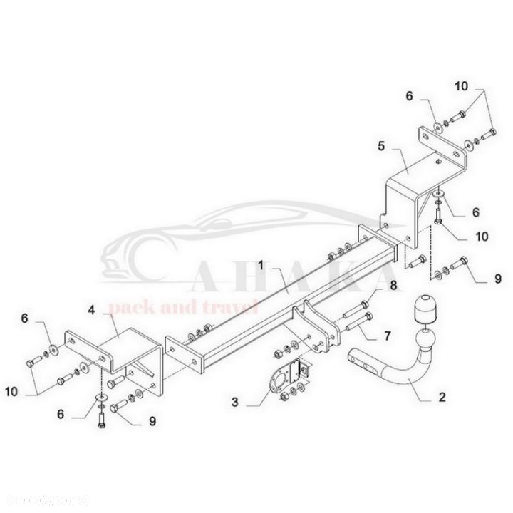 Hak Holowniczy Odkręcany Do Kia Cee'd Sw Kombi 2009-2012 - 5