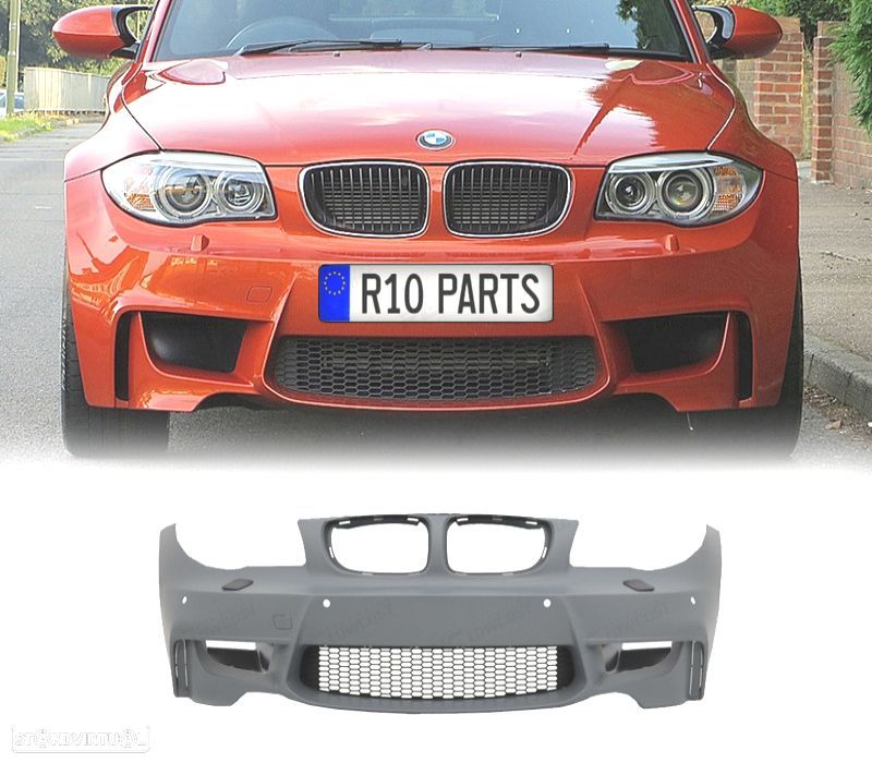 PARA-CHOQUES FRONTAL BMW E81 E87 E82 04-12 LOOK 1M PDC - 1