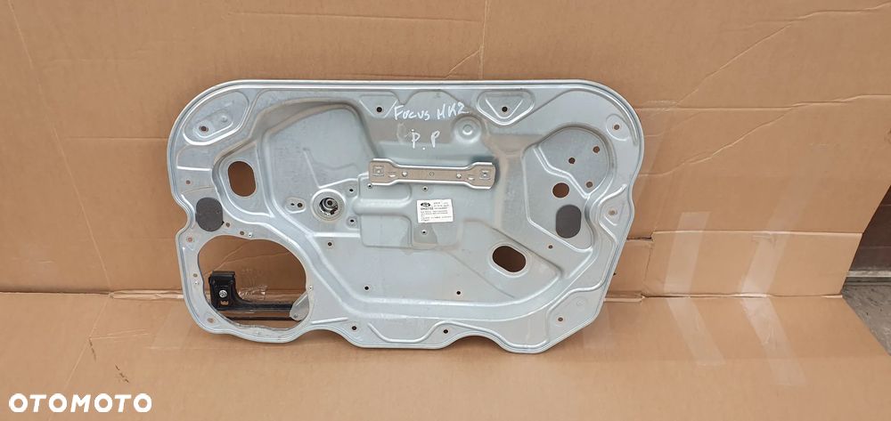 Mechanizm podnośnik szyby prawy przód Ford Focus MK2 Lift - 1