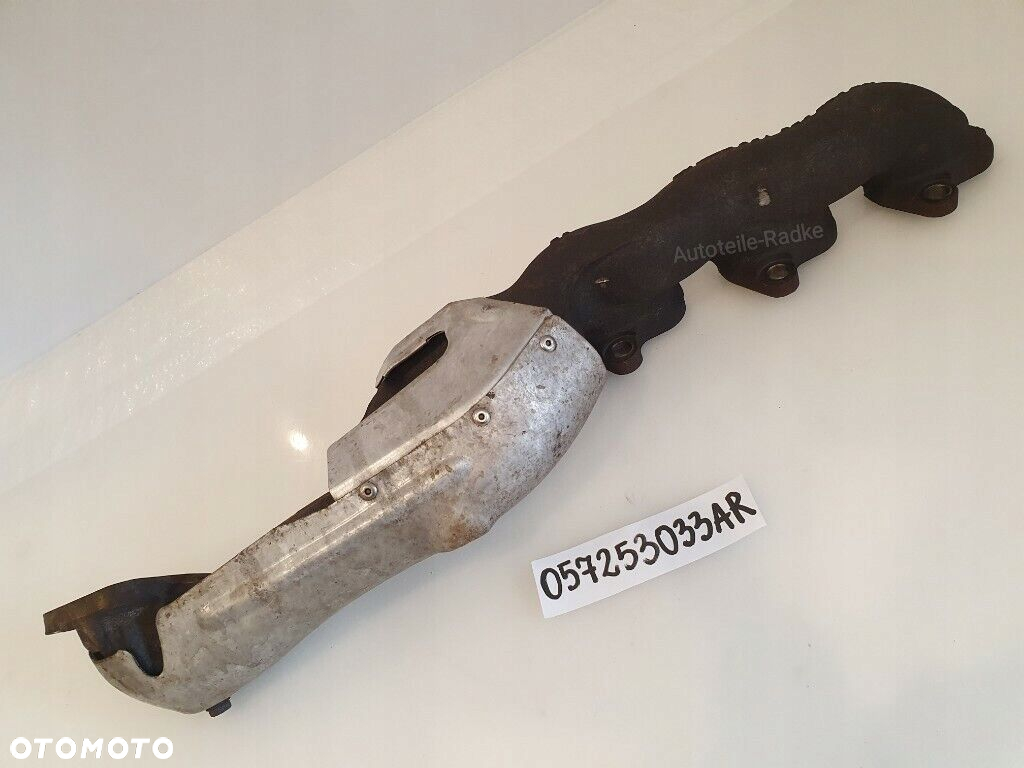 AUDI Q7 TOUAREG PORSCHE KOLEKTOR WYDECHOWY LEWY 4.2TDI 057253033AR - 2