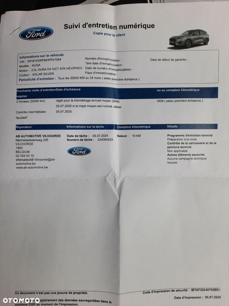 Ford Kuga 2.5P PHEV FWD ST-Line X - 34