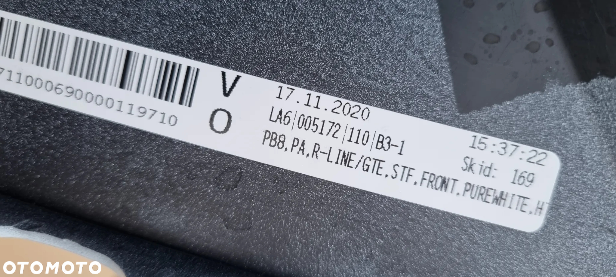 VW Passat B8 R-LINE Lift GTE 2019- zderzak przód oryginał MH138 - 13