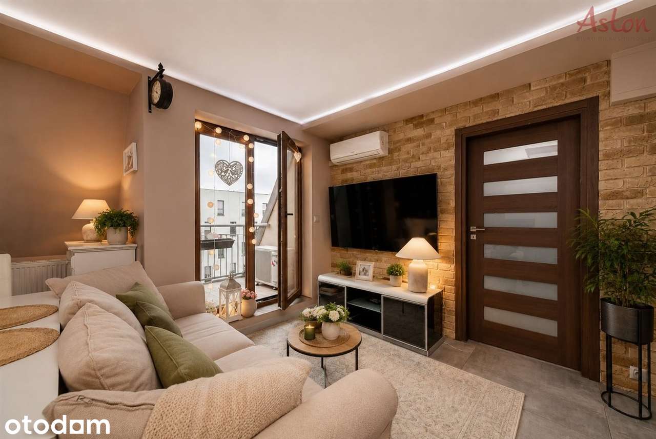 Przytulne mieszkanie / Żwaków. Po podłodze 70 m2.