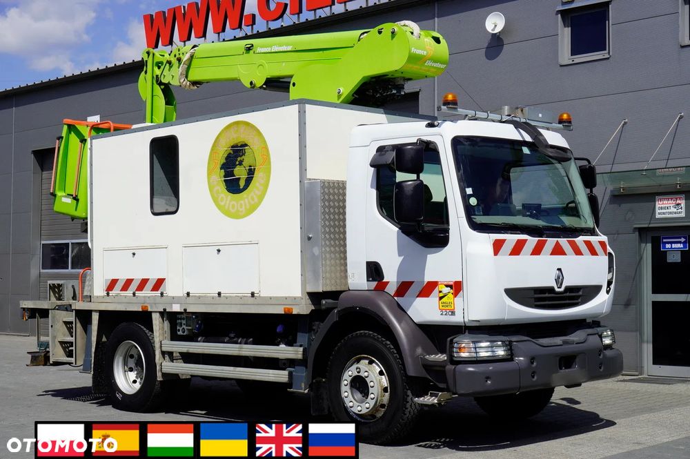 Renault Midlum 220 DXi / 50 tys. km! / Zwyżka France Elevateur 192 CPM_258784 - 1