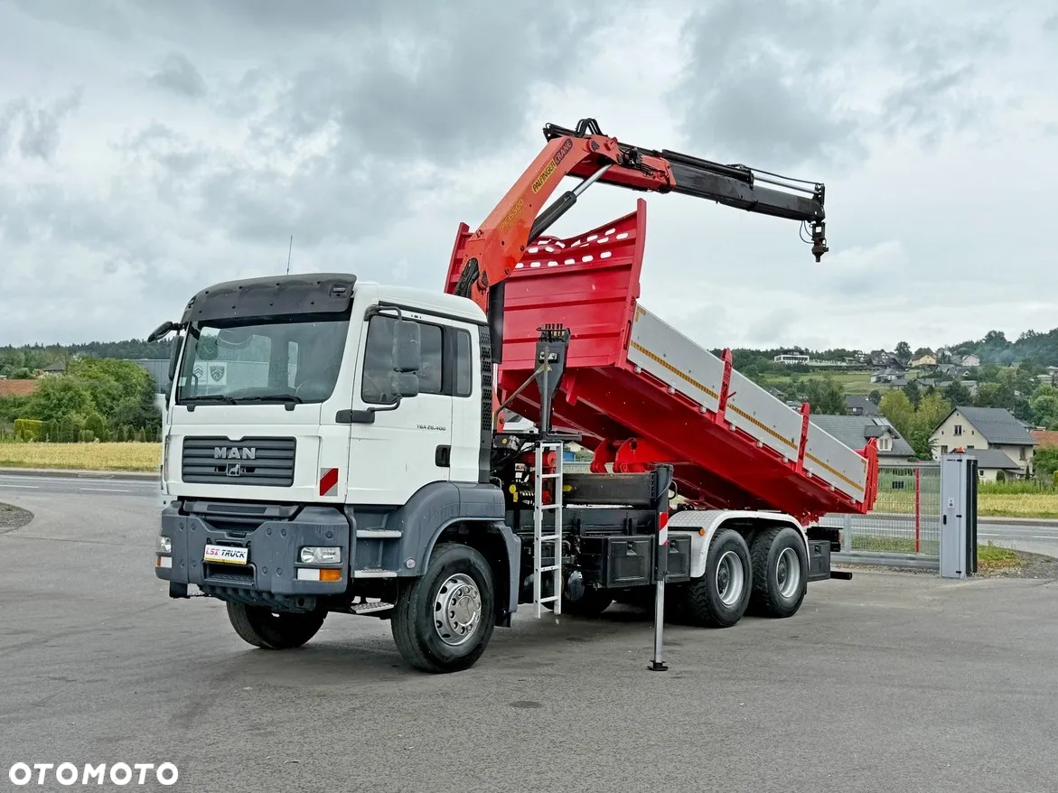 MAN TGA 26.400 *WYWROTKA 6,00m *PK 15500 * 6x4 * STAN BDB - 2