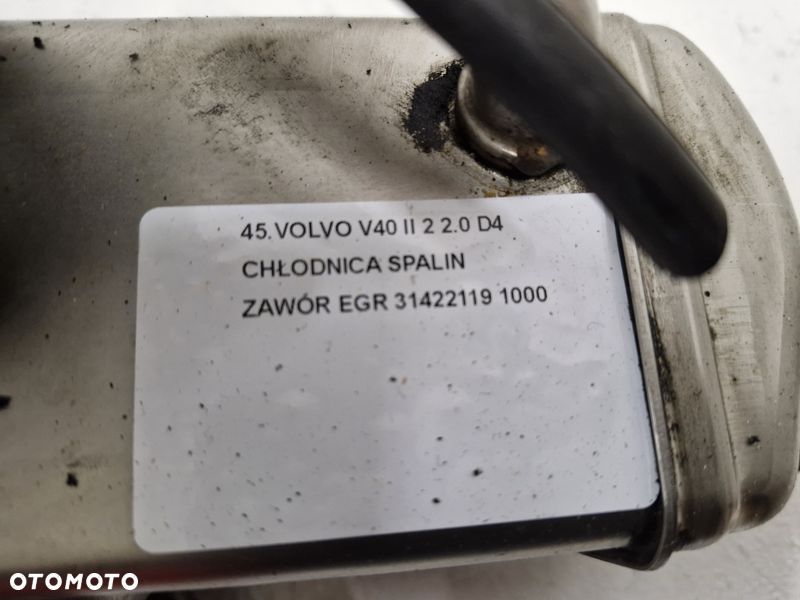 VOLVO V40 II 2 2.0 D4 CHŁODNICA SPALIN ZAWÓR EGR 31422119 - 2