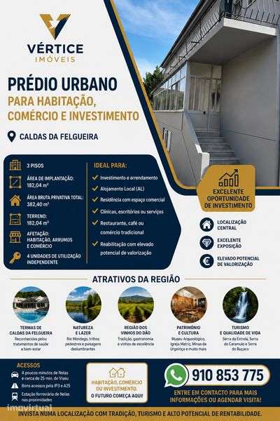 Venda prédio em Nelas
