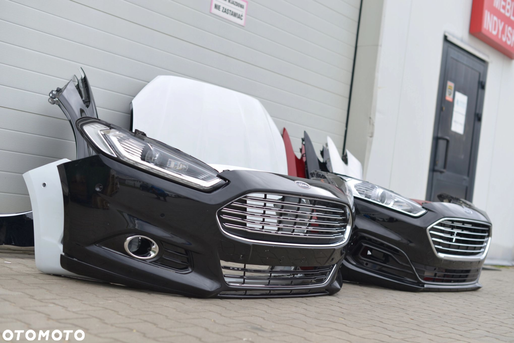 MASKA ZDERZAK GRILL BŁOTNIK LAMPA XENON PAS BELKA FORD MONDEO MK5 FUSION - 2