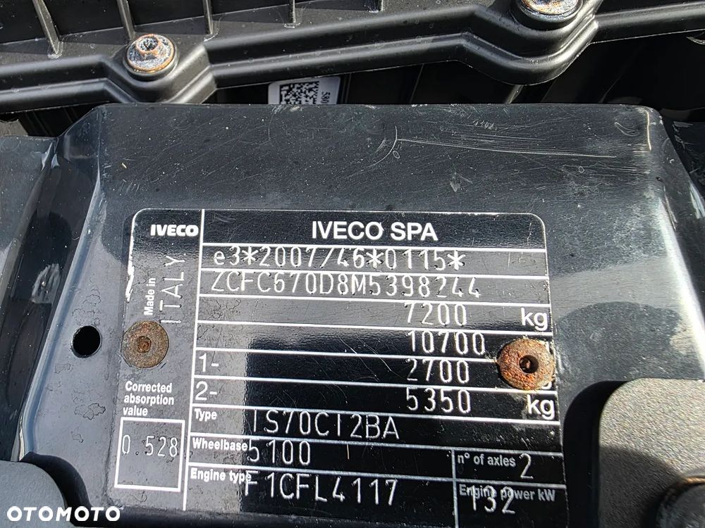 Iveco 72C18 16 palet 2x firanka dach zsuwany Winda - 19