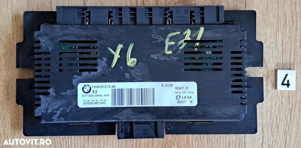 Modul FRM 3 calculator lumini Original BMW E70+LCI E71 E72 - 1