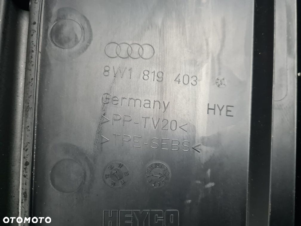 PODSZYBIE kompletne osłona nakładka AUDI A4 A5 S4 S5 B9 8W oryginal - 8