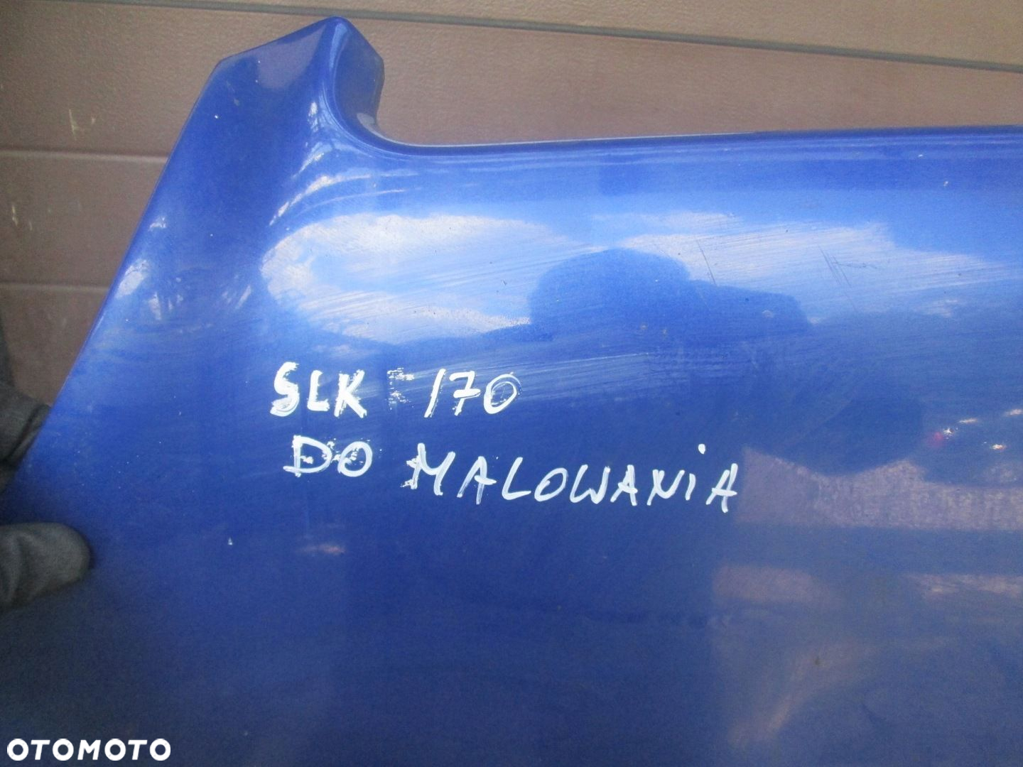 MASKA POKRYWA SILNIKA MERCEDES BENZ R170 SLK DO MALOWANIA - 2