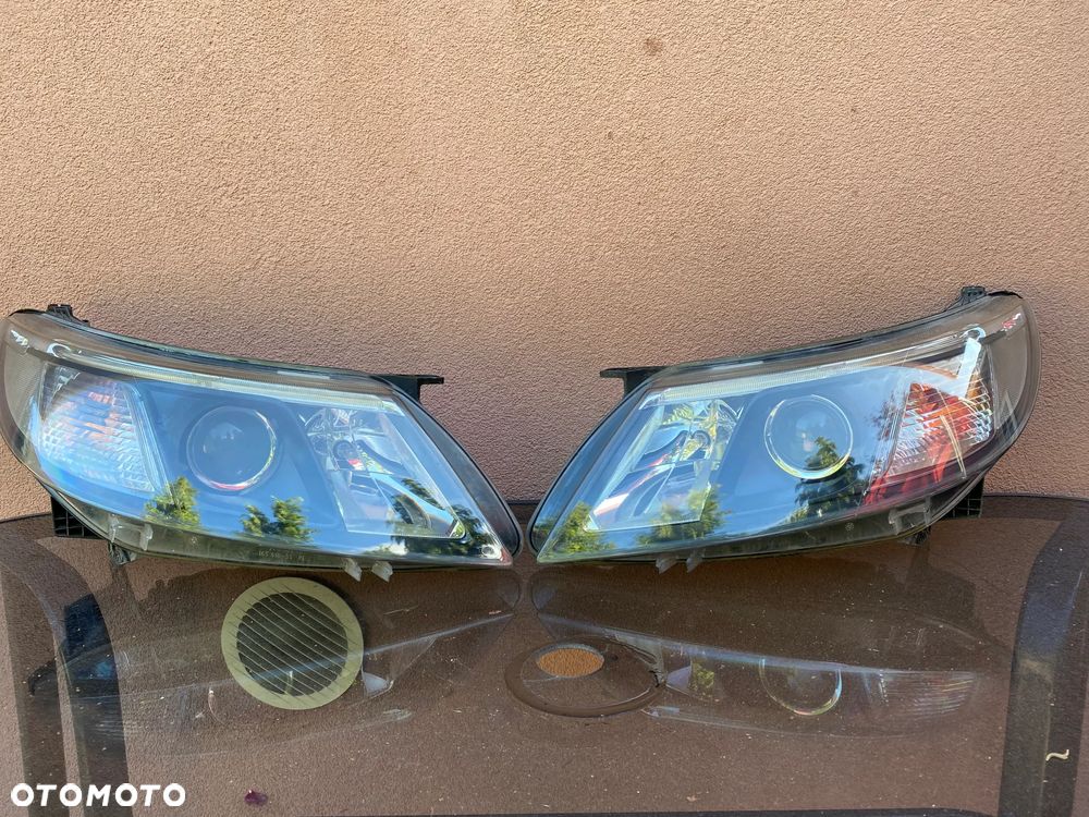 lampy saab 9 3 II lift  H7 komplet eu całe - 1