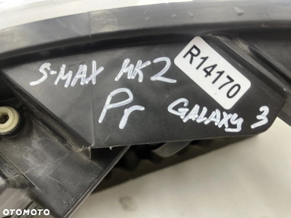 Lampa reflektor Ford S-Max MK2 Galaxy MK3 14-19r. PRAWA przednia H7 H15 soczewka em2b-13w029-af - 18