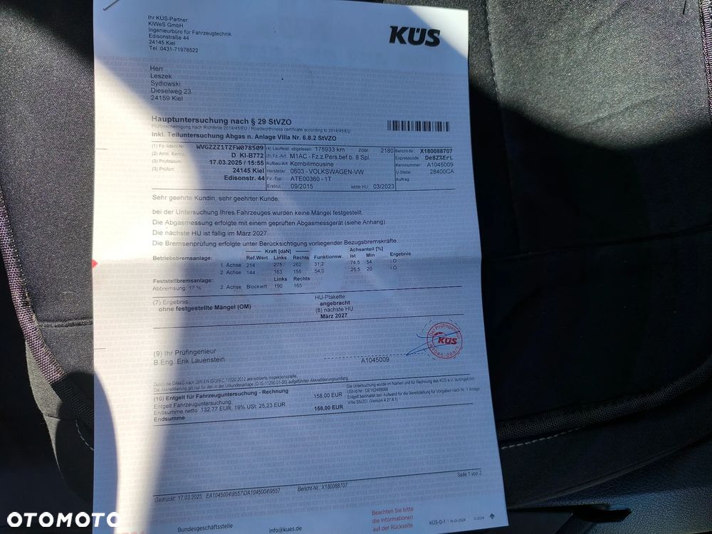 Volkswagen Touran 1.6 TDI DPF Cup - 21