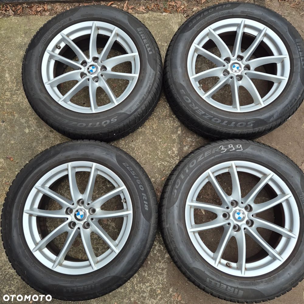 ZIMA KOŁA 225/60 R18 ORYGINAŁ BMW X3 G01 X4 G02 +czujniki - 2
