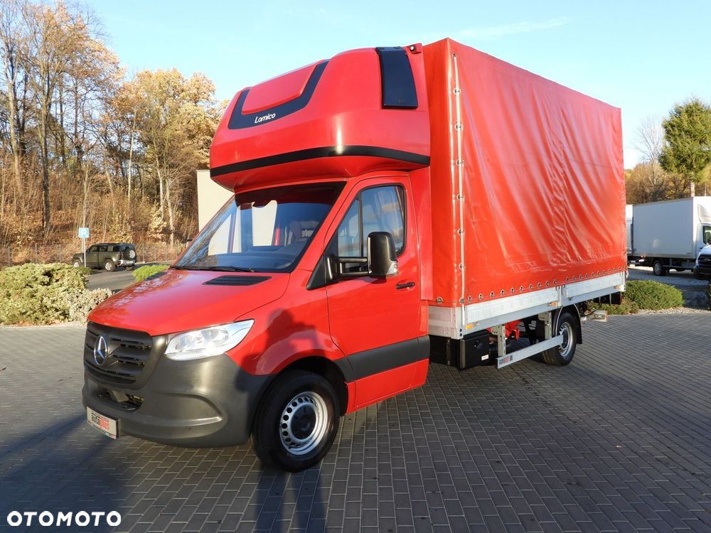 Używany Mercedes-Benz SPRINTER 316 PLANDEKA WINDA 8 PALET WEBASTO ...