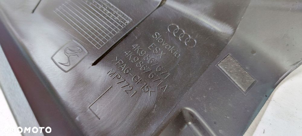 NAKŁADKA DRZWI LEWY TYŁ AUDI A6 C8 4K9867671 - 3