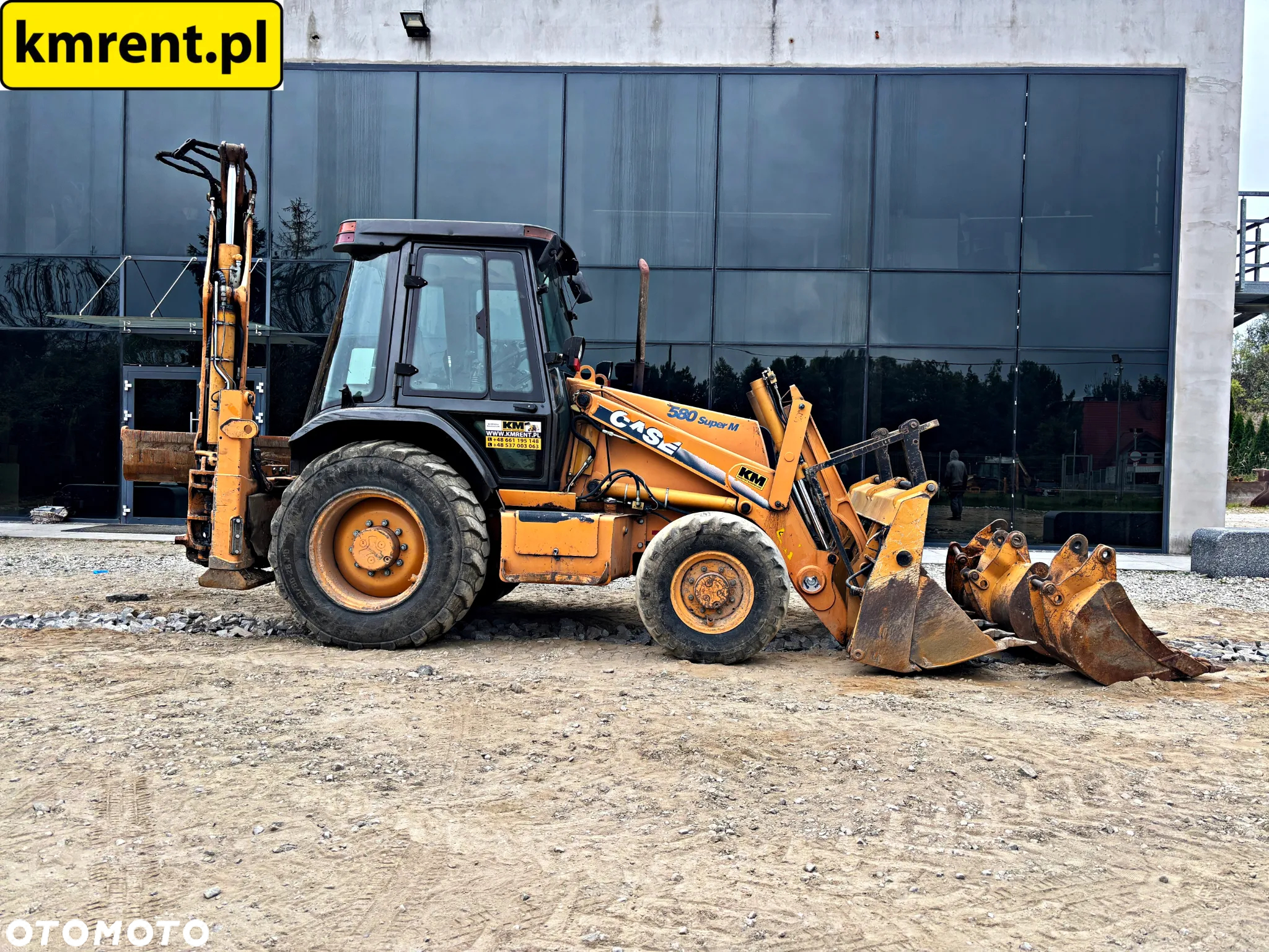 Case 580 SM KOPARKO-ŁADOWARKA 2003R. | JCB 3CX CAT 428 432 CASE 590 - 3