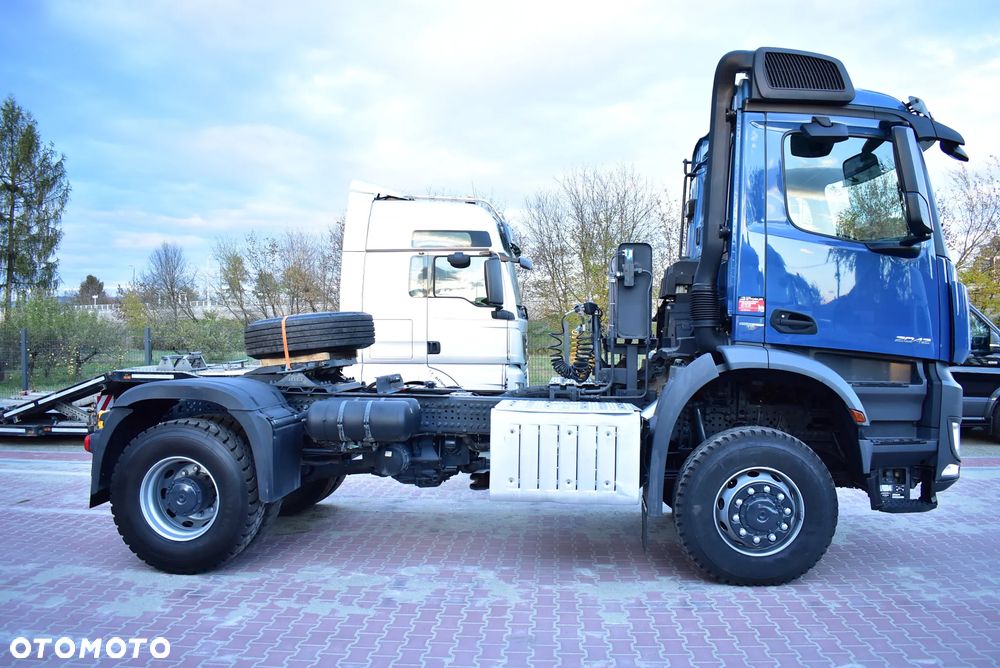 Mercedes-Benz Arocs 2042 Rama do zabudowy 4.50m. /PTO/ 4x4 / Resor/ Reduktor/ Przedni most !/ Wywrotka/ Kipper/ Kiper / Pod odśnieżanie / Akcja zima / HDS/ Kran/ Crane/  Palfinger/ Hiab/ Fassi / Effer / PM/ Energetyka / Specjalny/ Sprowadzony z Niemiec - 5