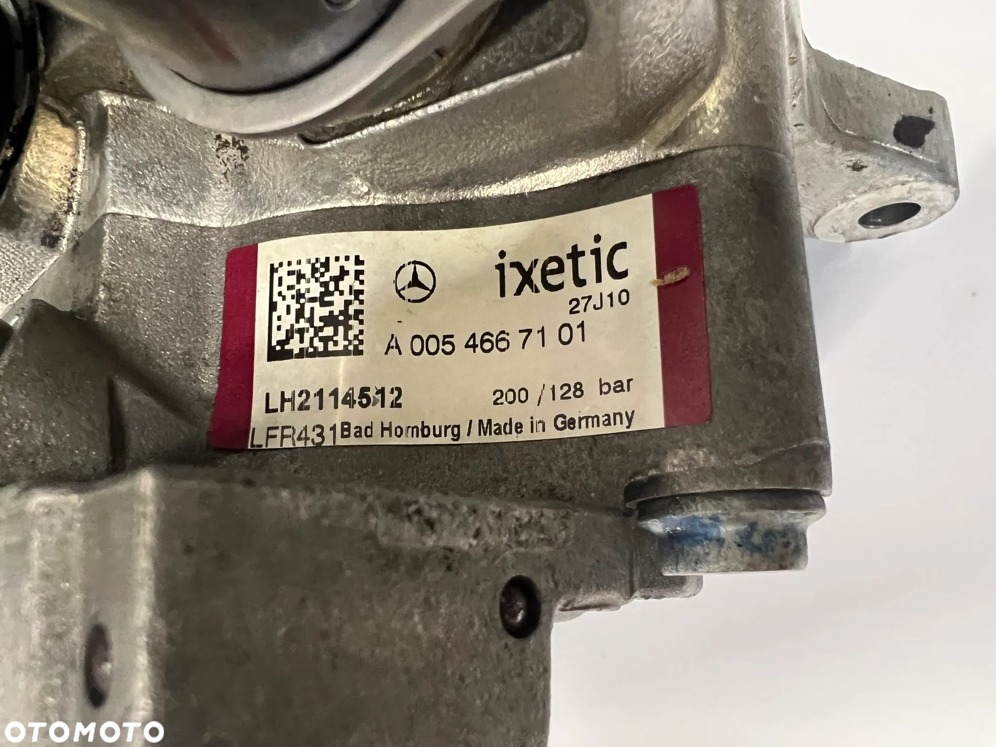 Mercedes S-W221 S-C216 hydrauliczna pompa ABC A0054667101 A0044665801. - 3