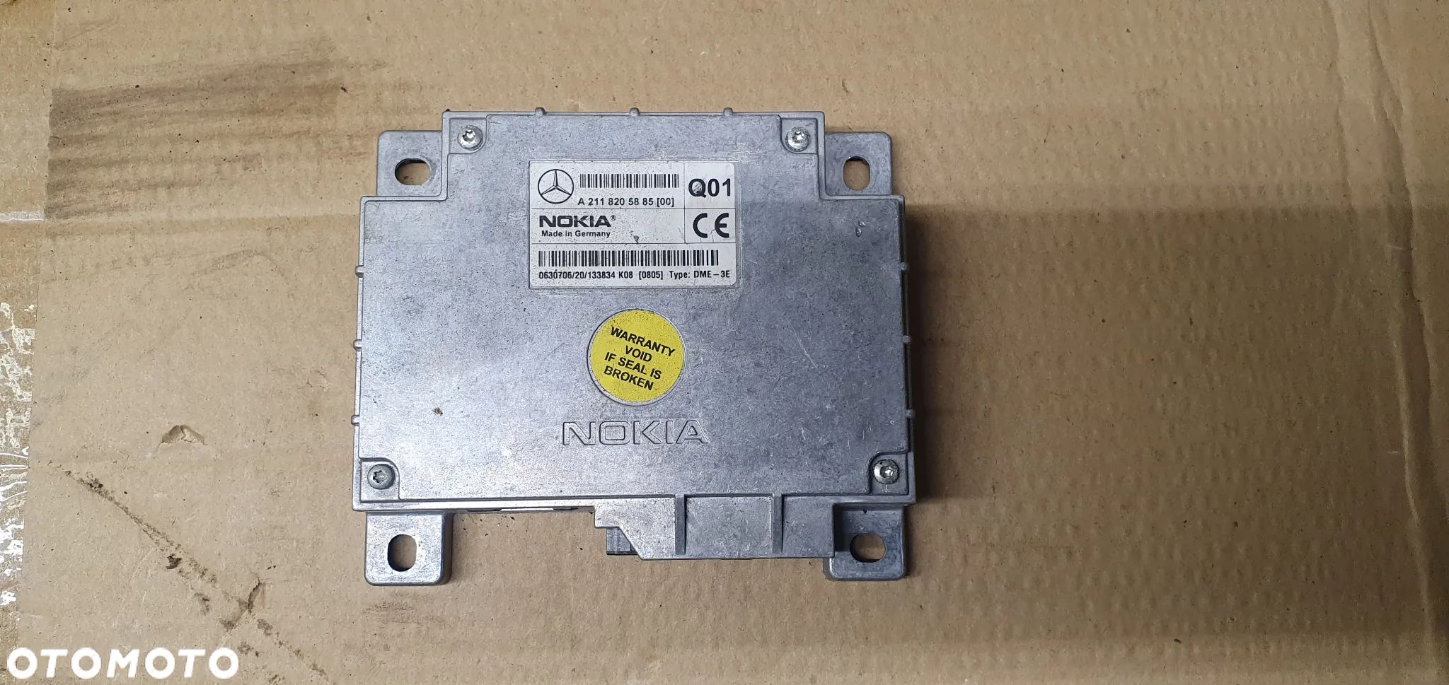 Moduł sterownik telefonu bluetooth NOKIA Mercedes W211 A2118205885 - 1