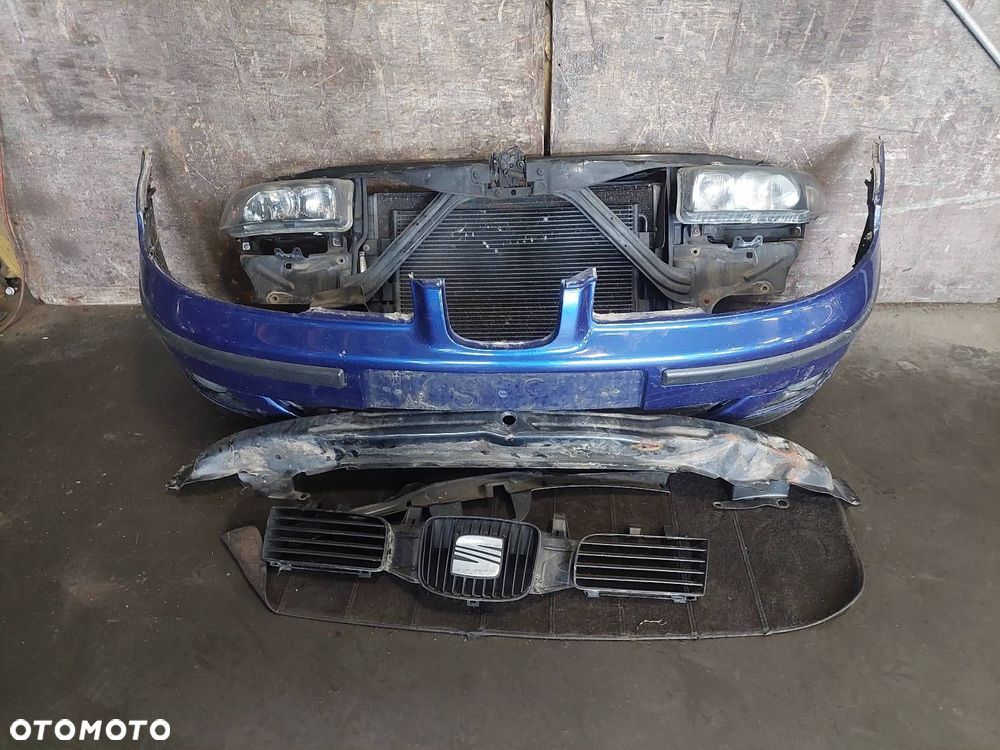 KOMPLETNY PRZÓD ZDERZAK LAMPY PAS PRZEDNI SEAT TOLEDO II LEON I LS5N - 2