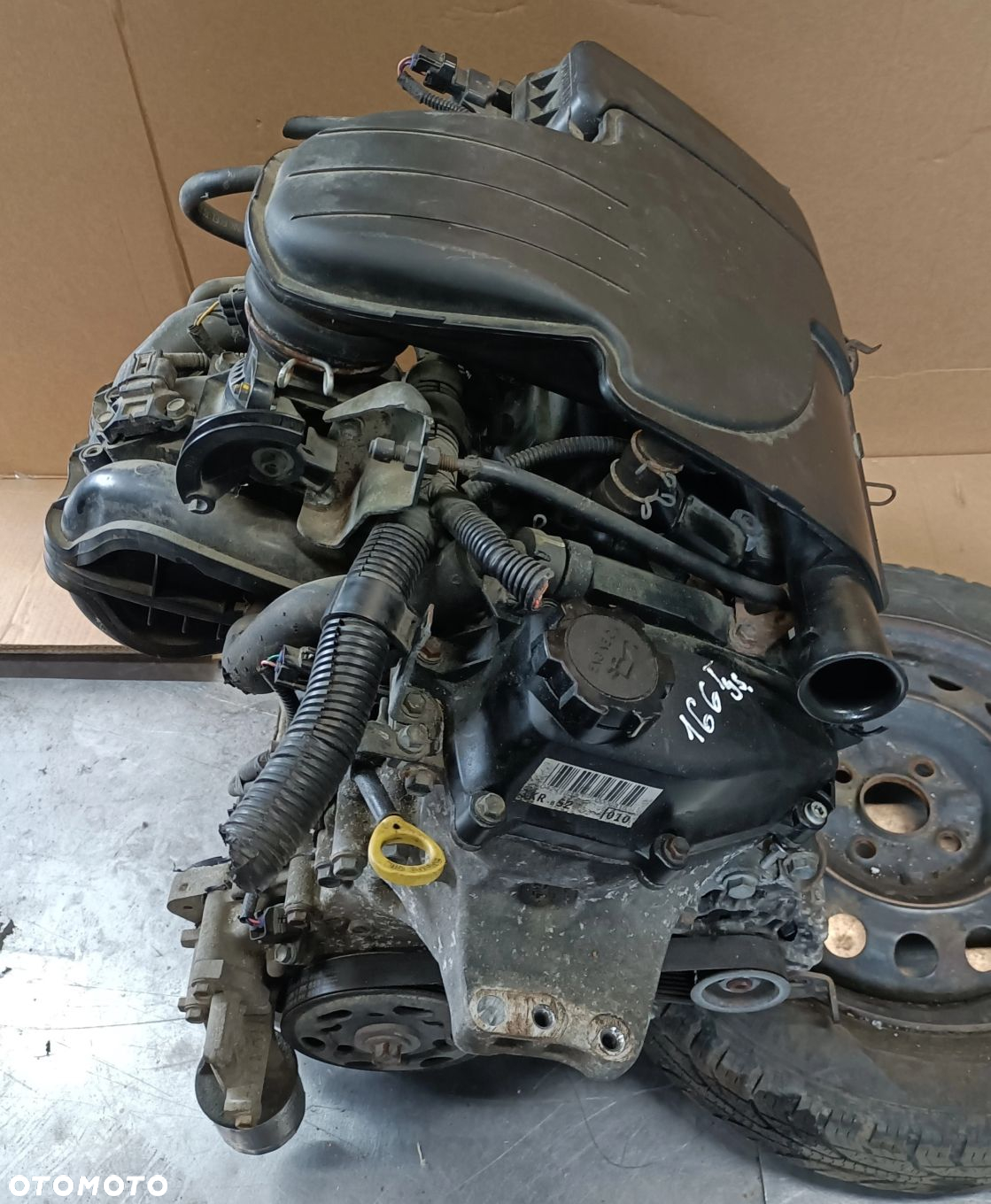 107 silnik 1,0 benzyna kompletny przebieg 160 tys.km stan bdb gwarancja Citroen C1 Toyota Aygo Peugeot - 2