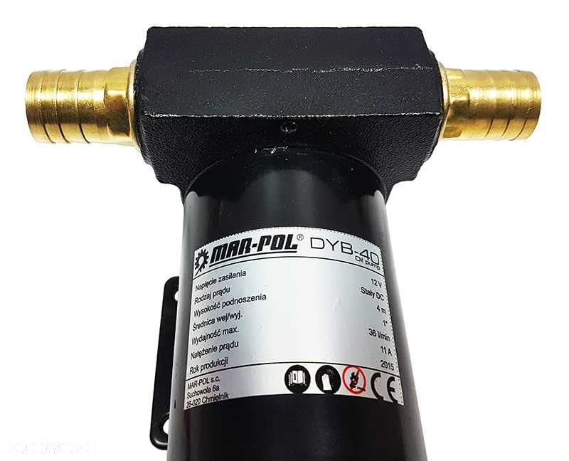 POMPA pompka do oleju cpn paliwa 12V/24V + WĄŻ 4M - 4