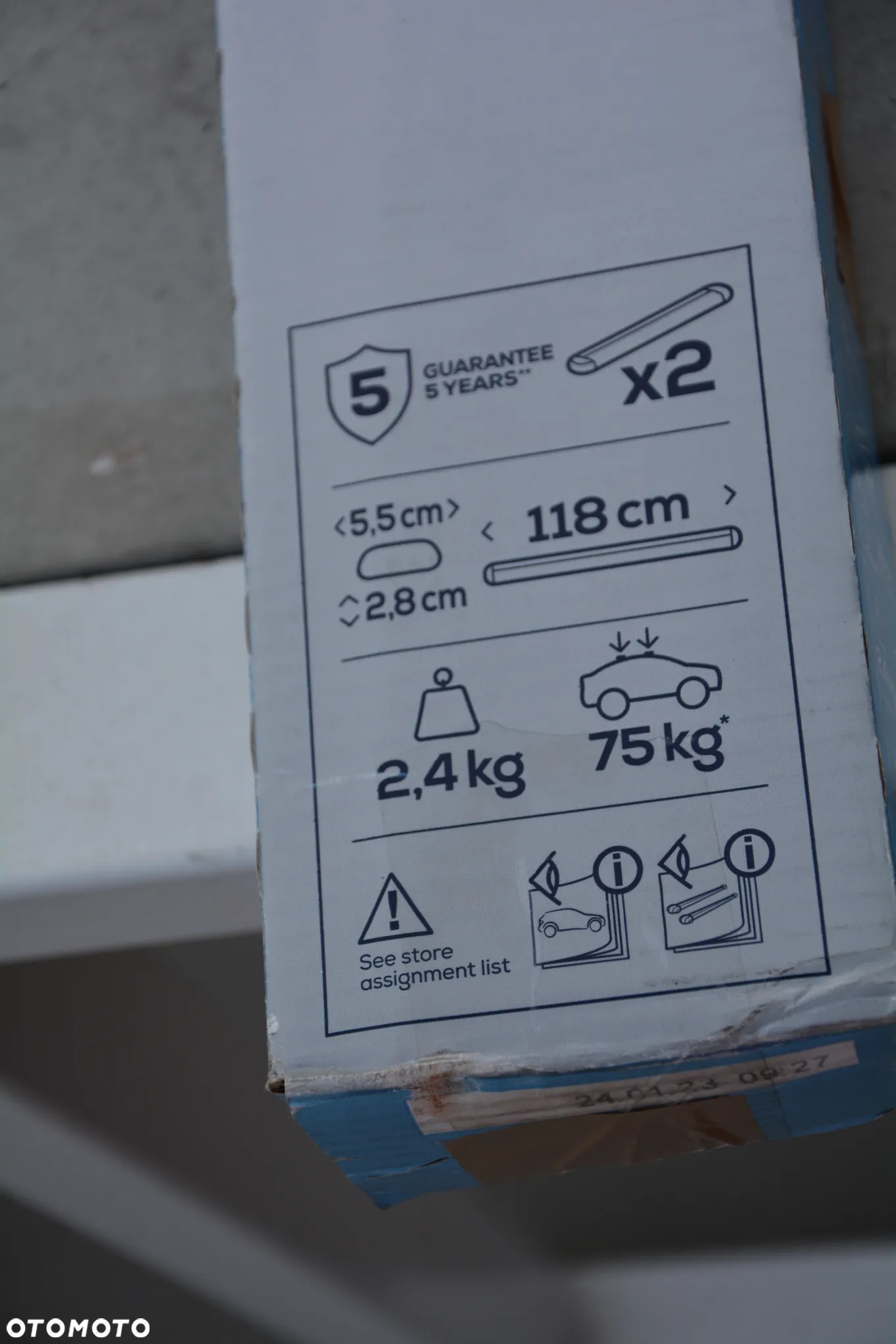 Audi A4 B8 / B9 kombi bagażnik dachowy Thule / Norauto klucz - 7
