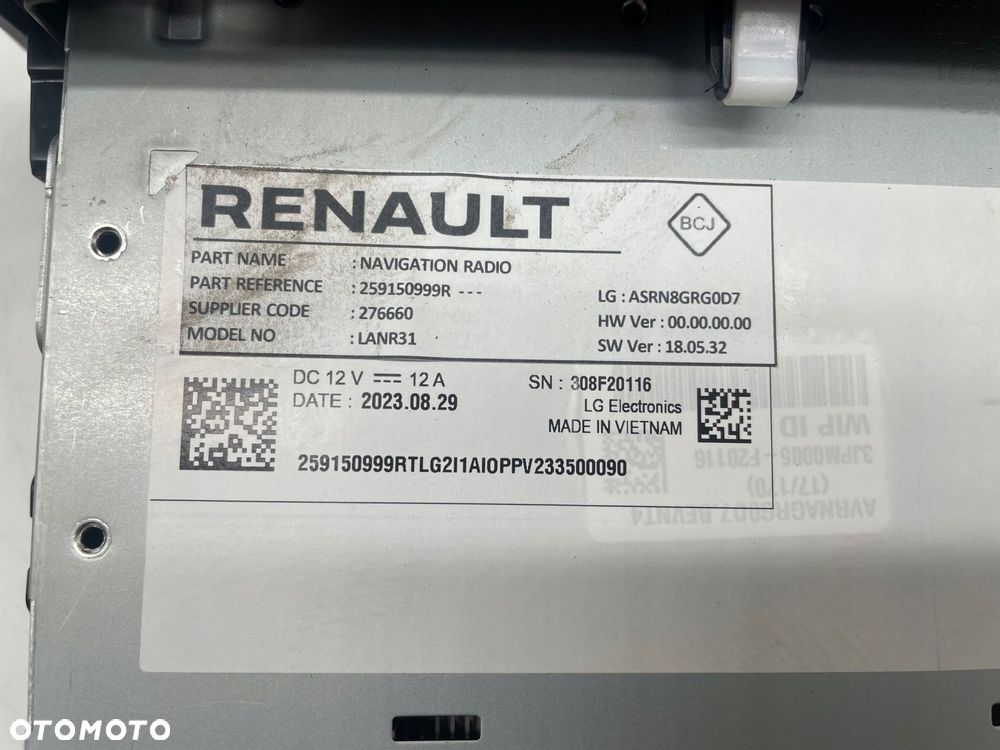 radioodtwarzacze renault clio v 2023 259150999r - 5