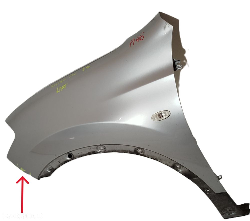 błotnik lewy przedni lewy przód NISSAN QASHQAI J10 KYO lift 09-13 - 1