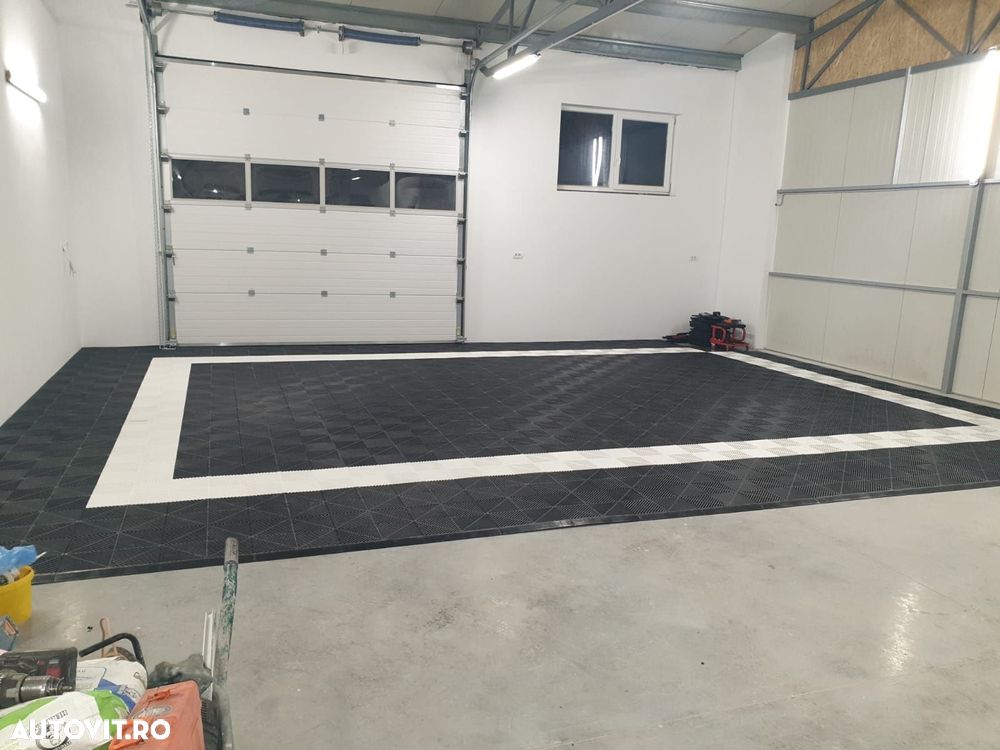 Pardoseala Modulara pentru Garaj si Ateliere Detailing - Alb - 4