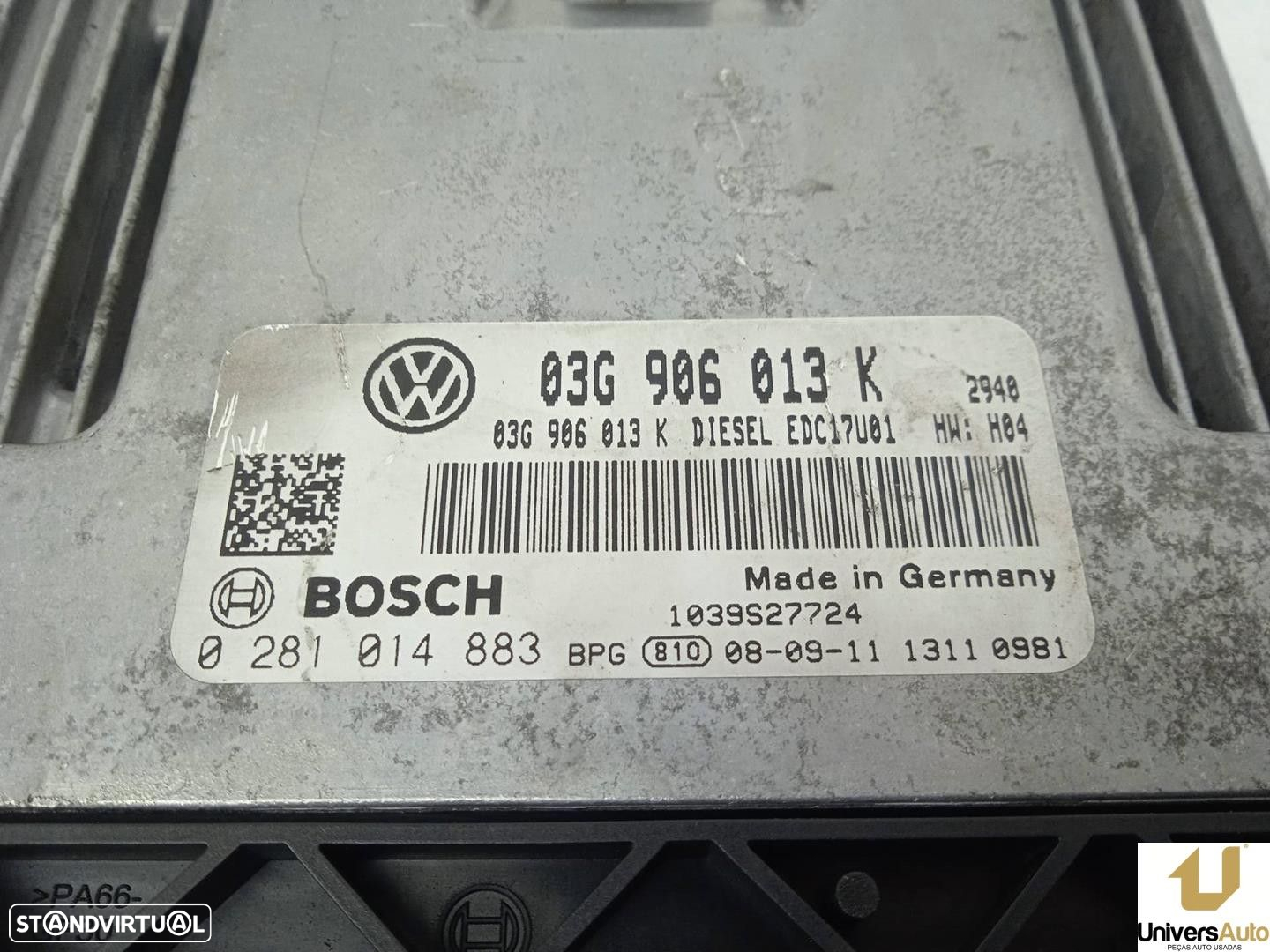 CENTRALINA MOTOR UCE SEAT IBIZA IV 2008 -03G906013K - 2