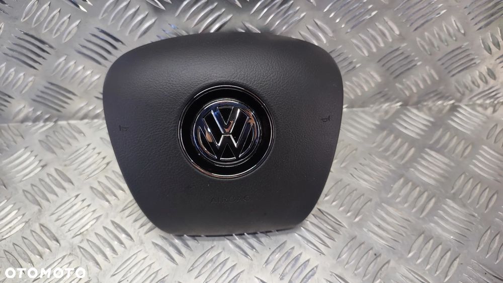 VW PHAETON LIFT 12R PODUSZKA KIEROWCY AIR BAG CZARNA ORYGINAL 3D0880201DD 3D0880201 DD - 2