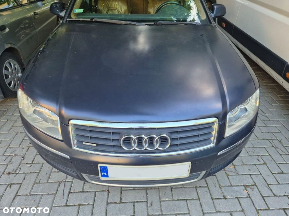 Przód Audi A8 D3 3.0 V6 TDI 02-08r. lz5d maska zderzak reflektory pas przedni z chłodnicami błotniki - 1