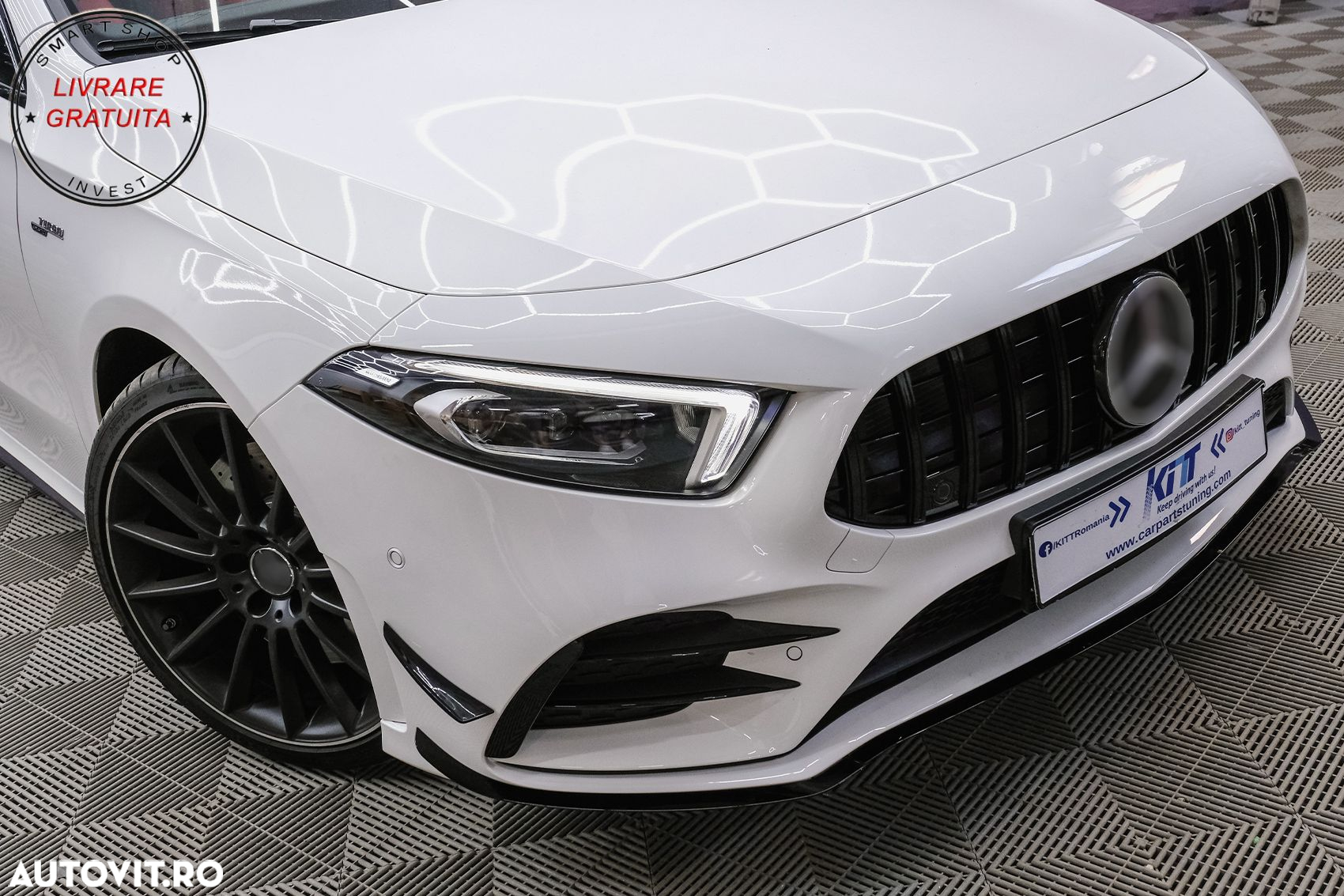 Ornamente bara fata flapsuri Mercedes A Class W177 V177 (04.2018-2022) A35 Design - livrare gratuita - 9