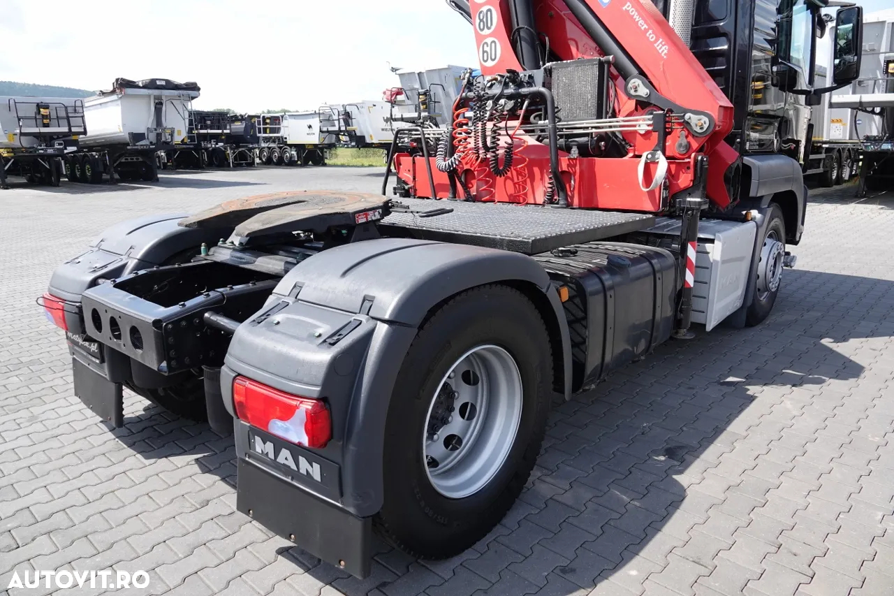 MAN TGS 480 / HDS HMF 1820 / RAZA 17,5 m / EURO 6 / MANUAL / RADIO CONTROL / TRACTOR - 17