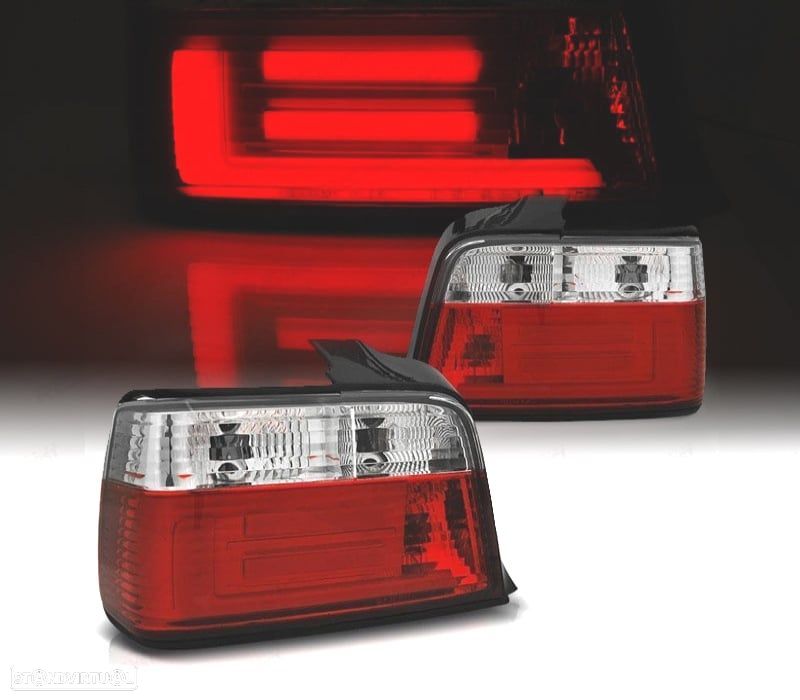 FAROLINS TRASEIROS E36 LED LIGHT BAR 4 PORTAS 90-99 - 1