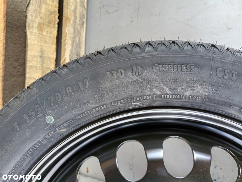 koło zapasowe dojazdowe ET34 155/70R17 5x112 mercedes w211 w219 cls 2194000002 - 6