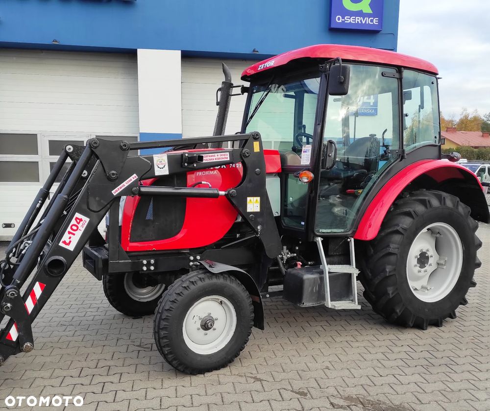 Zetor Proxima 7421 Ładowacz TUR + Łyżka + Krokodyl Krajowy 72 KM - 4