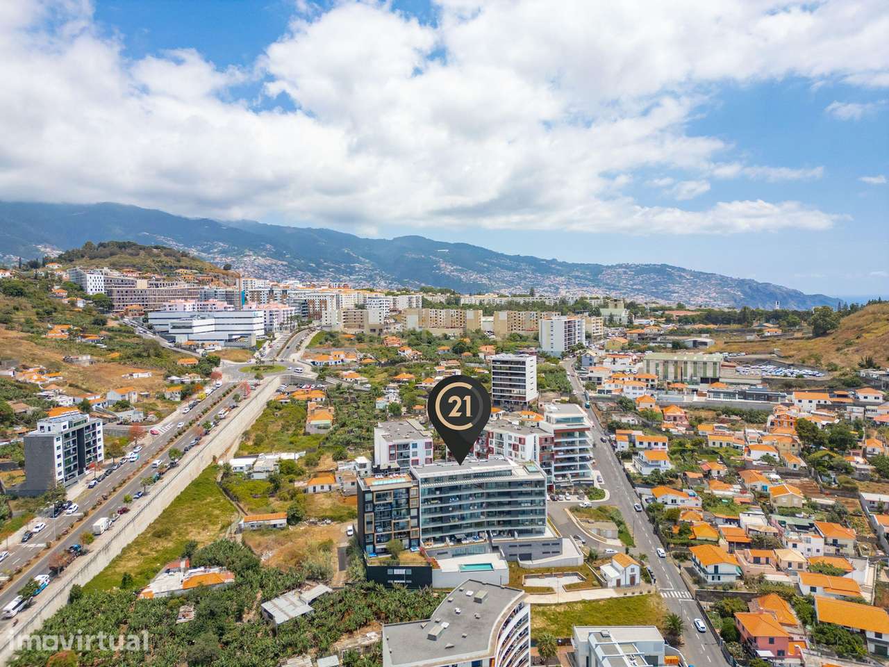 Apartamento T1 Novo a Estrear no Amparo – Vista Mar, Piscina e Ginásio - Grande imagem: 3/43